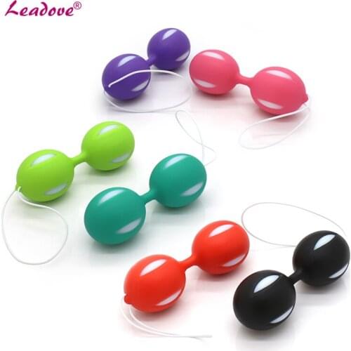 100pcs/lot Hot Sell Female Smart Ball Weighted Female Kegel Vaginal Tight Exercise Machine Vibrators Sex Toys for Women GS0001
