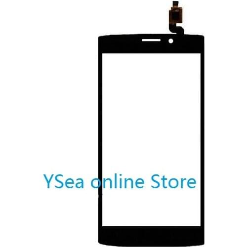 In Stock! 5.0" Black Front Panel Touch Screen for Philips Xenium s337 CTS337 sensor Mobile Phone glass display Replacement Panel