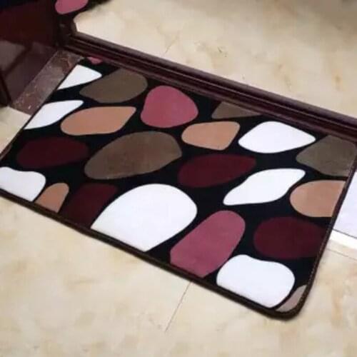 Water Absorption Rug Colored Stones Bathroom Mat Shaggy Memory Foam Bath Mat Kitchen Door Floor Mat Carpet For Toilet Non Slip