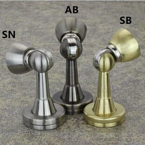 Top quality Vintage door stopper ,heavy duty magnetic intensity door stopper stian brass bronze door stops Retro fashion stops