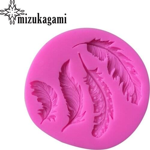 1pcs UV Resin Jewelry Liquid Silicone Mold Feather Feather Resin Molds For DIY Handwork Jewelry Finding Accessories