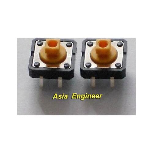100Pcs B3F-4055 Push Button Tactile Switch 12mm*12mm*7.3mm