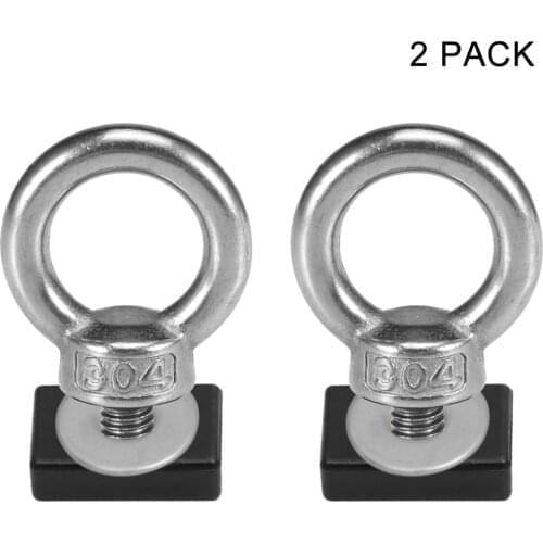 2 Pack Kayak Track Mount Tie Down Eyelet for Bungee Cord Rope Fishing Boat Kayak Inflatable Boat Kayak Accessories