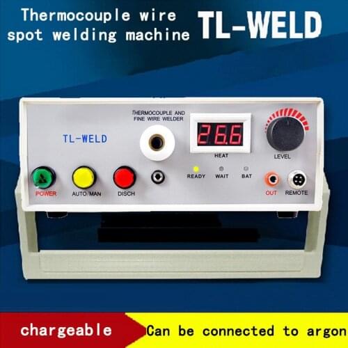 90-265V Thermocouple Spot Welding Machine TL-WELD Rechargeable Thermocouple Wire Welding Machine Argon Contact Function LK