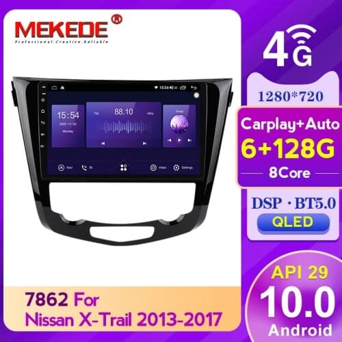 MEKEDE 8 core Android 10 QLED screen Car Radio GPS Navi Multimedia Player For Nissan QashQai X-Trail 2013 2014 2015 2016 2017