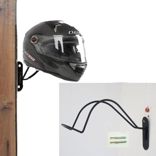 2pcs/lot Iron Motorcycle Helmet Holder Hook Rack Storage Wall Mounted Display Hanger Moto