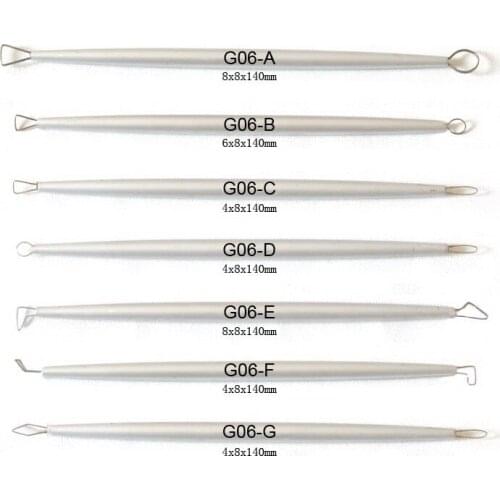 Stainless Steel Aluminum Polymer Clay Tools Pottery Ceramic Sculpting Tools Carving Wire End Ribbon Tools 14 head