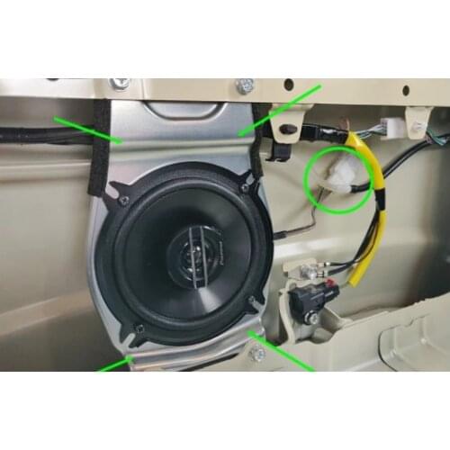 Speaker Bracket Kit holder Rear 5 Inch With Wire Harness For 2019 2020 2021 Suzuki jimny JB64 JB74 car interior Accessories