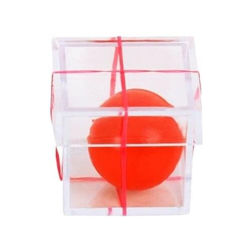 Magic Props Children Ball Penetrating Through Box Magic Toy Magic Trick for Professional Magician ConJuring Stage Close-up YH198