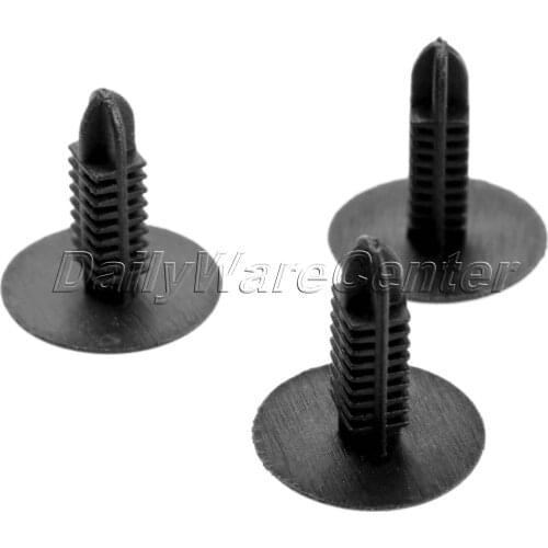 Mgoodoo 50Pcs Car Door Fastener Bumper Fender Retainer Plastic Rivet Clips Car Trim Panel Fastener Clips 4.5x5.3mm Hole