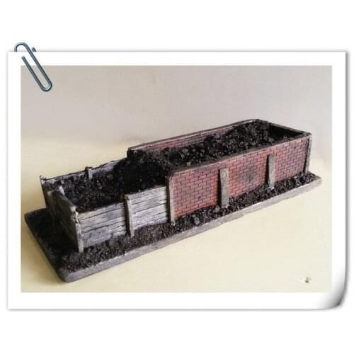1/87 Model Train ho scale coal yard architectural model material Free Shipping
