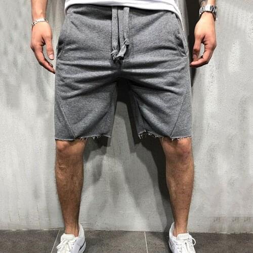 New Sweatpants Men Running Shorts Natural rags cotton Fitness Gym Athletic Sport Shorts Men Workout Bodybuilding Training Shorts