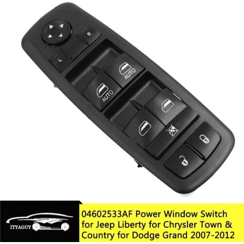 Drivers Side Door Power Window Switch For Chrysler For Dodge For Jeep 04602533AF 04602533AE 04602533AD 04602533AC 04602533AB