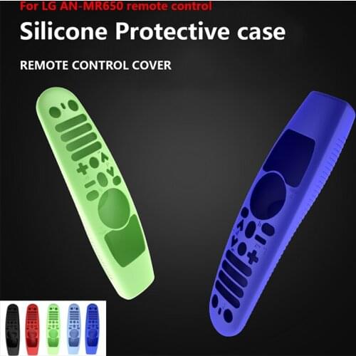 1Pcs Silicone Remote Control Protective Case Shockproof Case Remote Control Cover For Amazon LG AN-MR600 MR650 MR18BA MR19BA