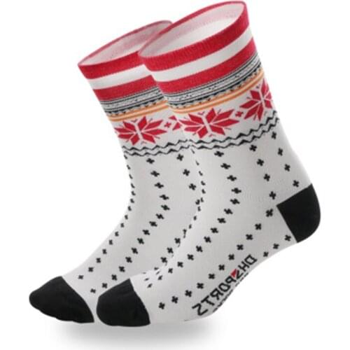 DH SPORTS New Professional Brand Cycling Socks Outdoor Bicycle Breathable Wicking Socks Running Riding Sports Compression Socks