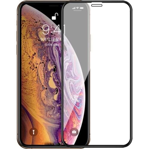 Full cover for iphone XS XR XS max tempered glass phone screen protector protective film for iphone X on the glass smartphone