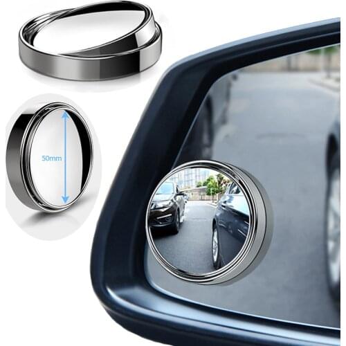 1PC Rear View Blind Spot Mirror Round Convex 360 Degree Dimming Car Waterproof Wide Angle Side Rearview Glasses Baby Accessories