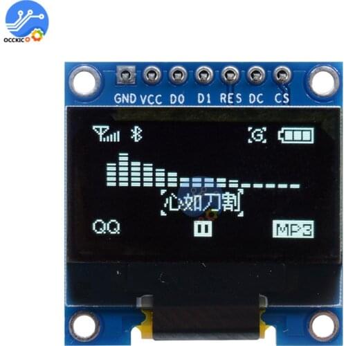 0.96 inch IIC Serial OLED Display Screen Module 128X64 I2C Communication SSD1306 12864 LCD Screen Board for Arduino DIY