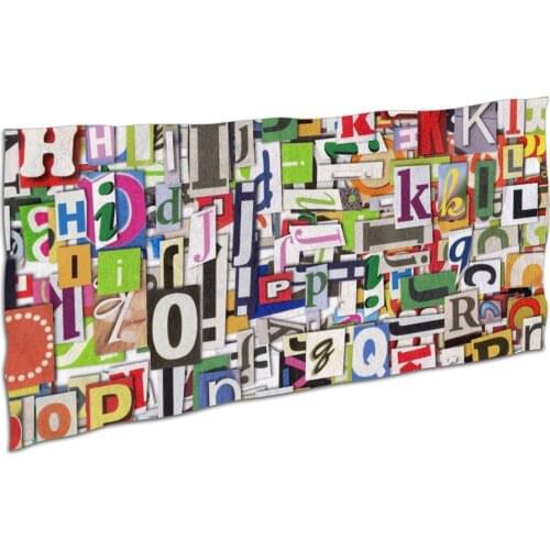 2021 thin 160*80cm splicing letter beach towel, yoga towel, fashion Micro Foam Swimming Sports Towel Gift