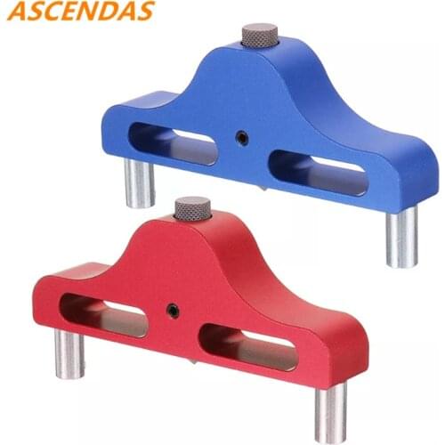 ASCENDAS Aluminum Alloy Woodworking Center Finder Line Measuring Marking Gauge Scriber Scribing Woodworking Tool TP-0361