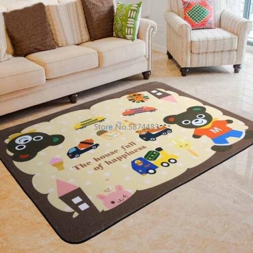 Cartoon Childrens Carpet Living Room Coffee Table Bedroom Carpet Full Bed Blanket Children Baby Crawling Big Floor Mat Carpet