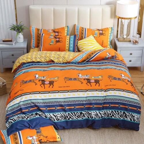 3/4pcs Bedding Set Duvet Cover Set Bedclothes for Home
