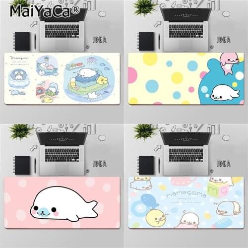 MaiYaCa Top Quality Cute Mamegoma Silicone large small Pad to Mouse Game Free Shipping Large Mouse Pad Keyboards Mat