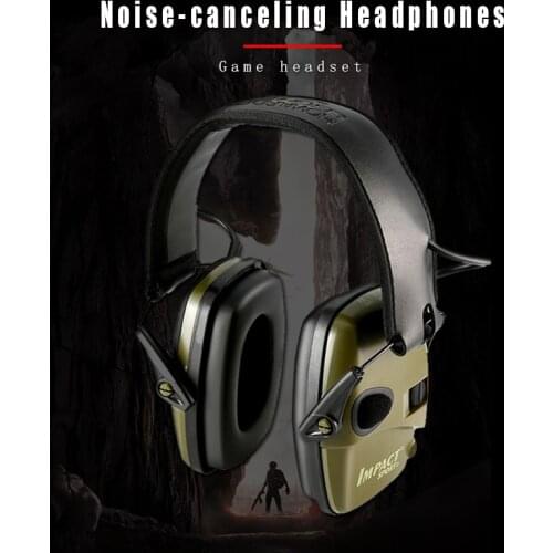 Electronic Protector Shooting Earmuff Anti-Noise Earmuffs Headset Foldable Hearing Sport Outdoor Hunting Fold Ear Protective Hot