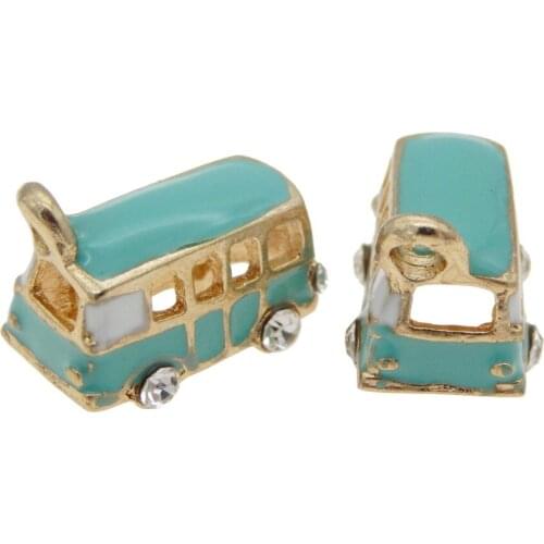 Wholesale 14pcs/pack Gold Enamel Alloy Charms Necklace pendants Jewelry Findings fine jewelry making Women Gifts 50963