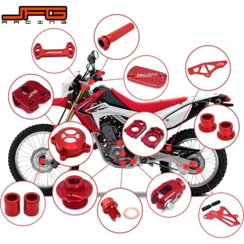 CNC Front Rear Wheel Hub Spacers Oil Filter Plug Bolt Brake Cap Cover Clevis Chain Sprocket Guard For HONDA CRF250L 2012-2016