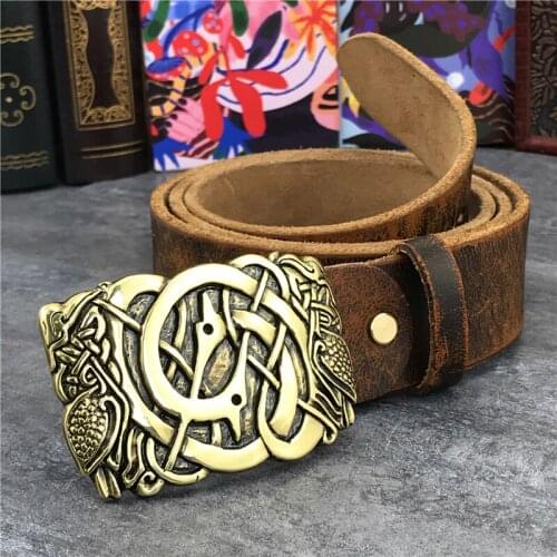 Gold Metal Belt Buckle Luxury Men Belt Leather Genuine Ceinture Homme Leather Belt For Men Jeans Male Strap Riem Wide MBT0589G