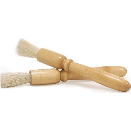 Grinder cleaning brush cleaning bristles brush wooden handle coffee powder brush grinder