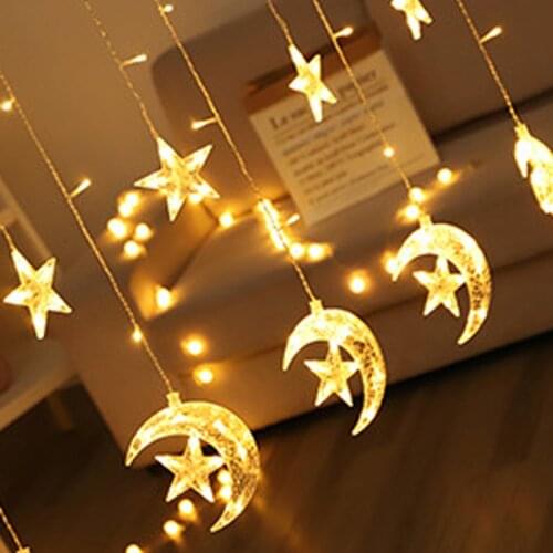 LED Icicle String Lights Christmas Fairy Light Garland Home Garden Flick Heart LED For Wedding Party Curtain Decoration