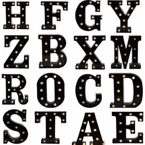 LED Letter Lights Heart Letter Symbol Sign Night Light for Christmas Valentines Day Wedding Party Desk Home Decoration