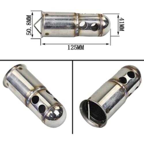 Stainless Steel Universal Motorcycle Exhaust DB Killer 51mm Muffler Silencer Noise Sound For YAMAHA HONDA SUZUKI Yoshimura