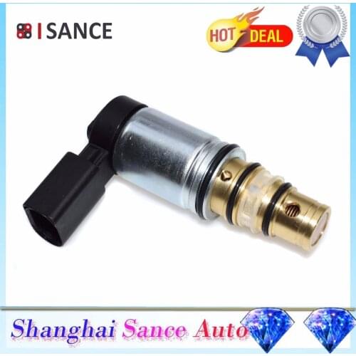 ISANCE AC Compressor Control Solenoid Valve PXE16 PXE14 For Audi VW Caddy Eos Golf Jetta Passat Scirocco Tiguan Touran Beetle