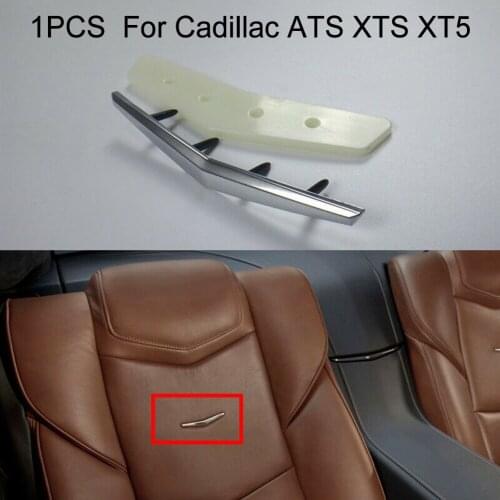 1 Pc Leather Seat Wave Crest Emblem 23267944 Badge For Cadillac SRX ATS XTS XT5 CT6 Escalade Seat Back