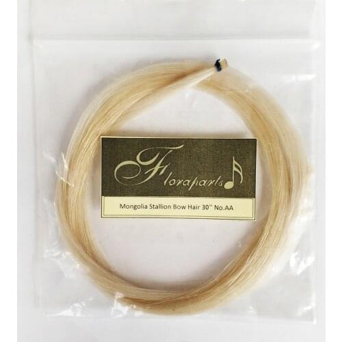 10 Packs AA Mongolia Stallion Bow Hair 30'' 76cm 6g for One Violin Bow Making 0.16MM Thickness