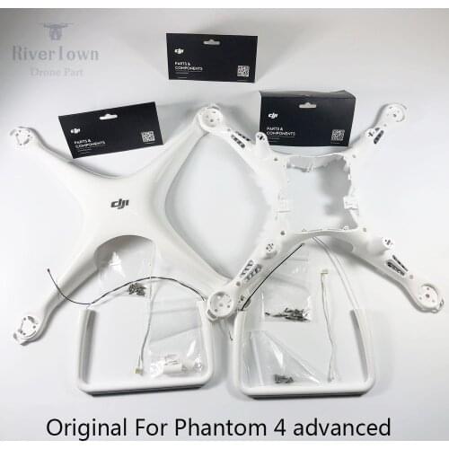 100% Original New Body Shell for DJI Phantom 4 Advanced Upper Cover Bottom Shell Landing Gear with Screw P4 Adv Replacement Part