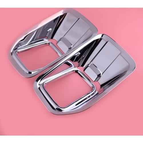 Auto Exterior Chrome Front Fog Light Lamp Moulding Cover Trim Fit for Ford F150 2015 2016 2017