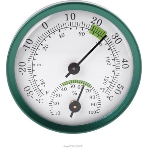 Household Wall Mount Thermometer Hygrometer Mechanical No battery Mini Temperature Humidity Meter Gauge S23 20 Dropship