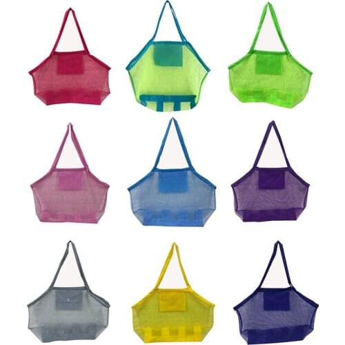 Children Sand Away Protable Mesh Bag Kids Beach Toys Clothes Towel Bag Baby Toy Storage Sundries Bags Women Cosmetic Makeup Bags