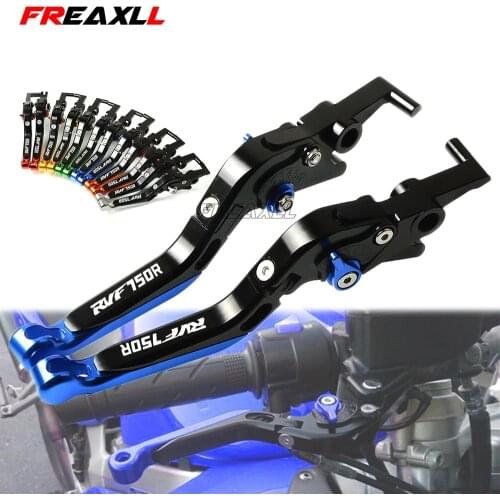 For Honda RVF750R RVF 750R RC45 1994-1999 Logo CNC Aluminum Motorbike Handle Grips Levers Motorcycle Brake Clutch Levers Set