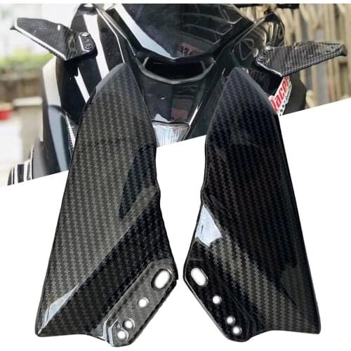 For Yamaha YZF-R1 YZF-R6 2000-2020 YZFR3 R15 R25 R125 Motorcycle Front Aerodynamic Winglets ABS plastic Windshield Fairing Wing