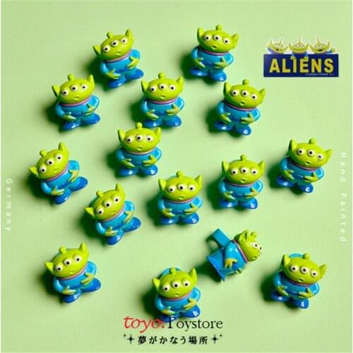 24piece 3cm Toy story the gree man Alien PVC Action Figure ALIEN Model collection Toys