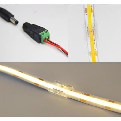 5M Flexible COB Led Strip LED Bar Light 384 LEDs FCOB Tape for Dedroom Living Room Decoration Soft LED Strips Light DC 12V/24V