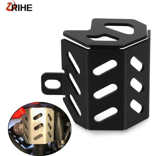Motorcycle Rear Brake Pump Fluid Reservoir Cap Cover Oil Cup Guard Protector For Yamaha T7 Tenere 700 Rally 2019 2020 2021