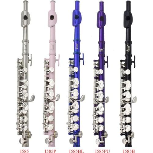 Piccolo Ottavino Half-size Flute Plated C Key Cupronickel with Cleaning Cloth Screwdriver Padded Box Woodwind Instruments