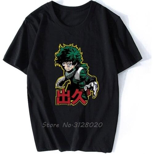 Newest Fashion My Hero Academia T-shirt Hip Hop Brand Cool T Shirt Anime Boku No Hero Academia Funny Fashion Women Men Top