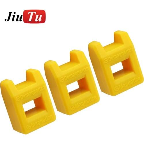 New 2 in 1 Magnetizer Demagnetizer Tool Screwdriver Tip Tweezers Screw Bits Professional Gauss Degauss Pick Up 3Pcs/Lot